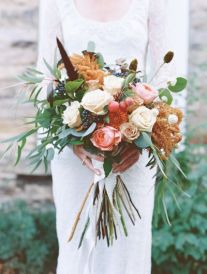 Rustic-Boho-Fall-Wedding-Bouquet